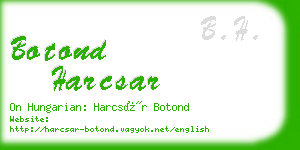 botond harcsar business card